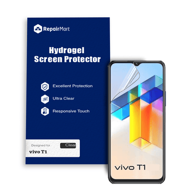 Vivo T1 Compatible Premium Hydrogel Screen Protector With Full Coverage Ultra HD